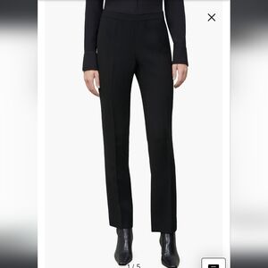 LAFAYETTE 148 New York Bleecker Finesse Crepe Pants Black‎ Size 12 Career